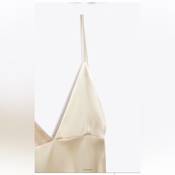 Zara SATIN SLIP DRESS - Picture 6 of 8